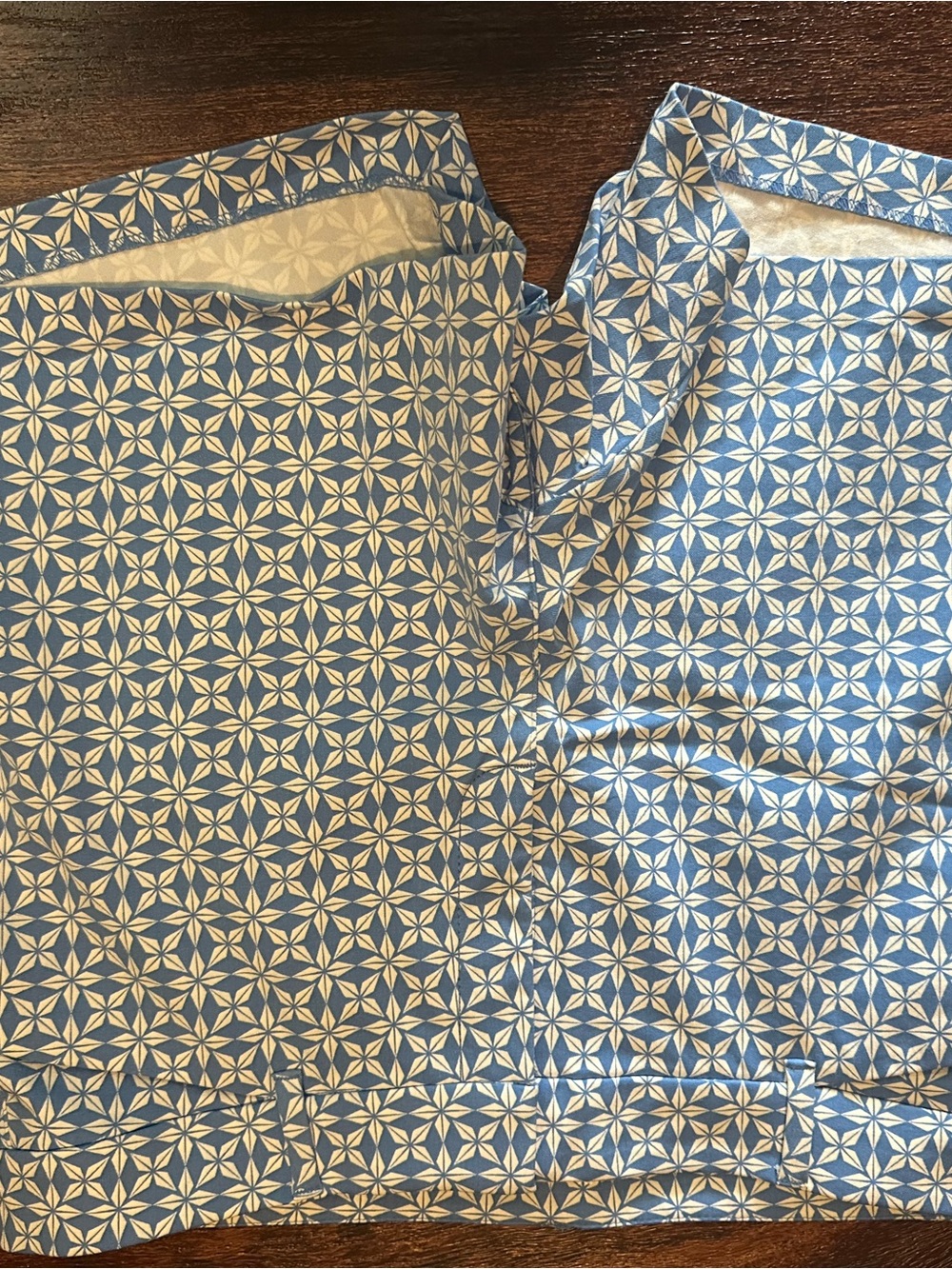 Old Navy Blue and White High-Waist Women’s Shorts